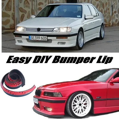Bumper Lip Deflector Lips For Peugeot 605 607 608 Front Spoiler Skirt For  TopGear Fans to Car View Tuning / Body Kit / Strip - AliExpress