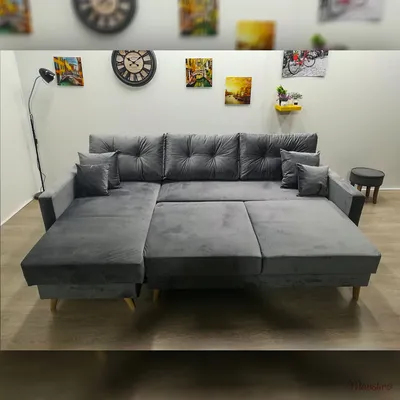 Трехместный диван-кровать Лофти в ткани (3м) купить в Москве от  производителя Пинскдрев - Белорусская мебель от Мебель Полесья.