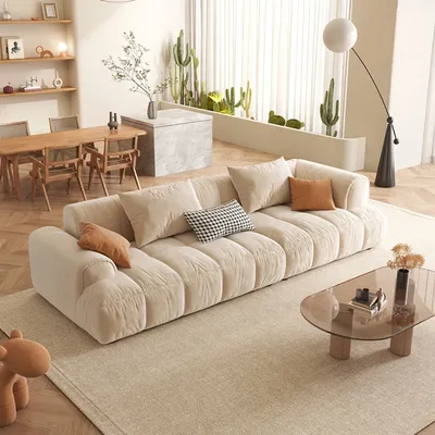 Мебель в букле: стильный тренд в дизайне интерьера | SKDESIGN