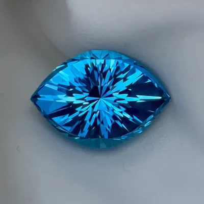 Натуральный Топаз Swiss Blue 7.24Ct. 12,8х12,8х8 mm (ID#1318883186), цена:  5300 ₴, купить на Prom.ua