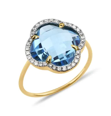 Натуральный Топаз Swiss Blue 7.24Ct. 12,8х12,8х8 mm (ID#1318883186), цена:  5300 ₴, купить на Prom.ua