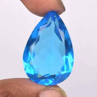 Серебряные серьги 925 пробы; вставки 16 Топаз Swiss;