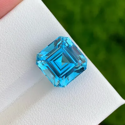 White Gold Oval Cut Swiss Blue Topaz Engagement Ring For Women -  MollyJewelryUS