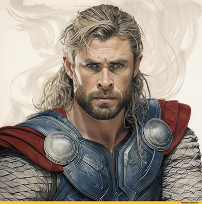Красивый арт Тора Christopher …» — создано в Шедевруме