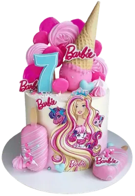 Barbie Birthday Cake in Kyiv