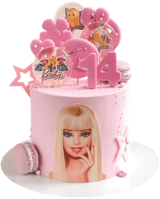Торт в стиле Барби с капкейками🥳 Внутри \"Молочная девочка\" 2,7 кг  Благодарю за заказ 💐 #тортбарби #тортскапкейками #тортыназаказ… | Instagram