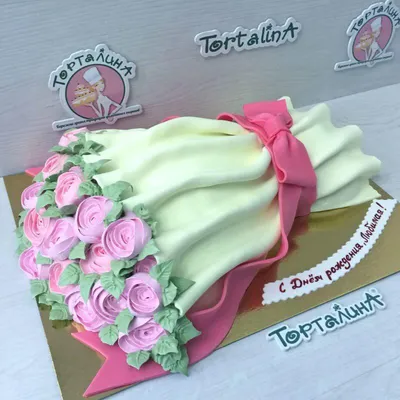Торт в виде букета цветов заказать с доставкой от 1000 руб/кг