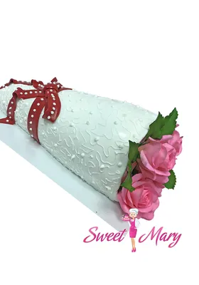 Торт праздничный Розовый букет | Торталина - Изготовление тортов на заказ