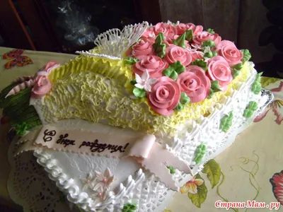 Торт \"Букет цветов\"