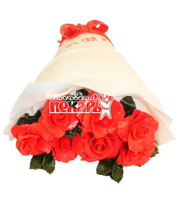 Торт «Букет роз» заказать в Москве с доставкой на дом по дешевой цене