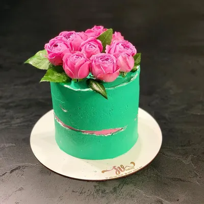 Торт праздничный “Букет цветов” Арт. 00143 | Торты на заказ в Новосибирске  \"ElCremo\"