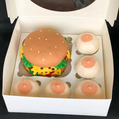 3д торт «Гамбургер» / 3D cake «burger» - Я - ТОРТодел! - YouTube