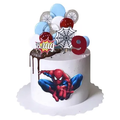Торт человек паук: фото высокого качества
