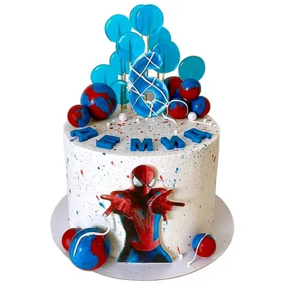 Торт человек паук на задний план: скачать бесплатно