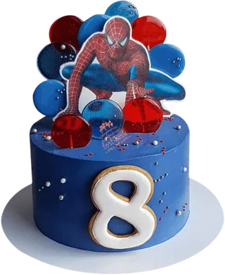 Торт человек паук: скачать jpg изображение