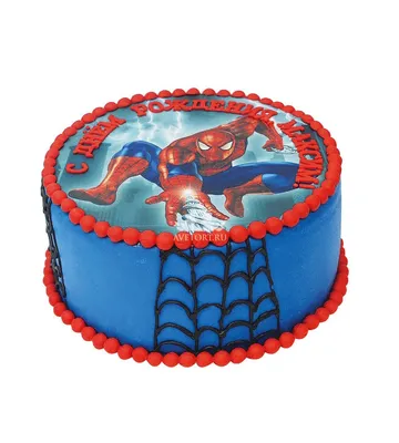 Торт человек паук: бесплатные фотокартинки