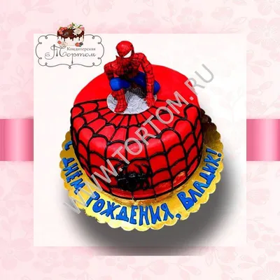 Изображение торта человек паук: бесплатно скачать png