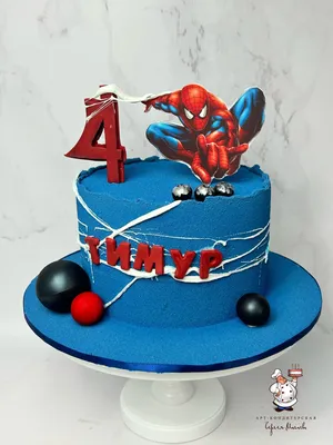 Фото торта человек паук для фона