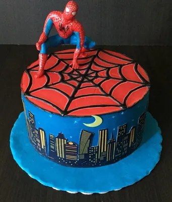 Торт человек паук: красивые фотокартинки для скачивания