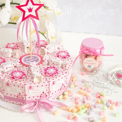 Детский торт для маленькой принцессы на 1 год - заказать по цене 2500 руб.  за 1кг с доставкой в Москве