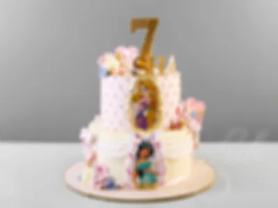 Бумажный торт для маленькой принцессы \"Little Princess-2\"