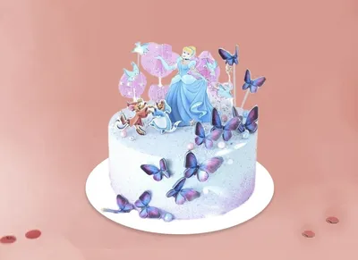 Торт для маленькой принцессы | Торт, Торт на день рождения, Детский торт