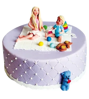 Торт для мамы и дочки на день рождения