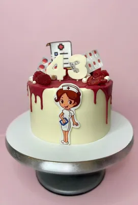 Великолепное изображение торта для врача в формате jpg