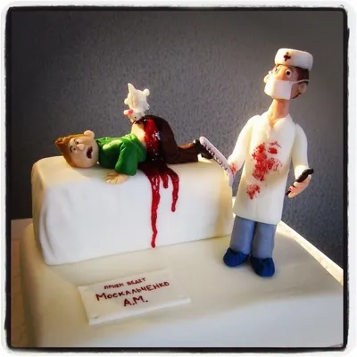 Фото, демонстрирующее кулинарную мастерскую торта для врача