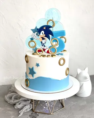 🦊Торты • Ставрополь 🦊 on Instagram: “Супер-ёжик Соник! Как классно, что  наши дети хоть что-то смотрят и… | Sonic birthday cake, Sonic cake, Sonic  birthday parties