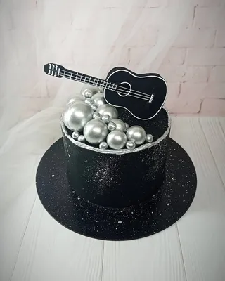 Торт с гитарой на день рождения