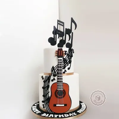 Торт «С гитарой» категории торты гитары. И акустические, и электрические, а  главное - вкусные гитары :-)