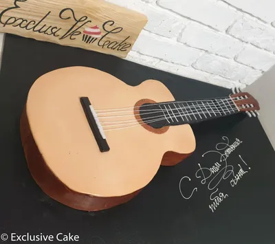 Торт с гитарой на заказ