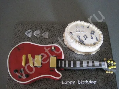 Торт в виде гитары 0001 – купить в Москве по цене руб. в интернет-магазине  konfle.ru