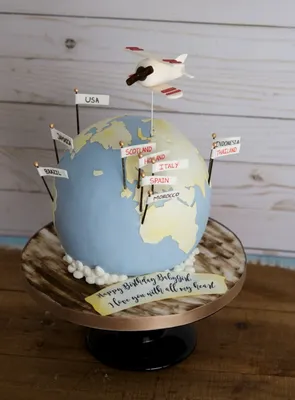 Уникальные фото торта глобус для индивидуальных заказов