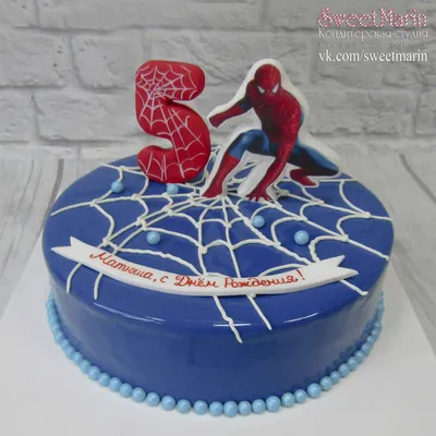 mastic figurine Spiderman decoration on children's cake Фигурка из мастики  Человек паук Украшение на детский тортик | Паук, Фигурки на торт, Человек- паук