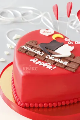 Удивительное изображение торта из мастики на годовщину свадьбы