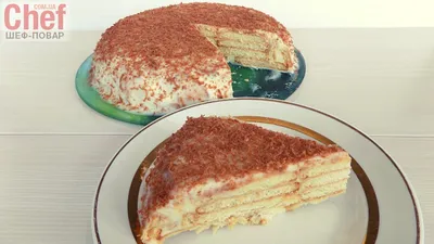 Изображение торта из печенья и творога в хорошем качестве