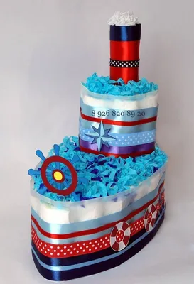 Creativity World: Торт ручной работы из памперсов (подгузников) на рождение  малыша / Or… | Торт из подгузников, Торты для мальчиков, Торты для детского  дня рождения
