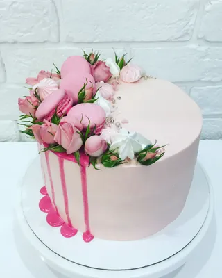 Торт из цветов фотографии