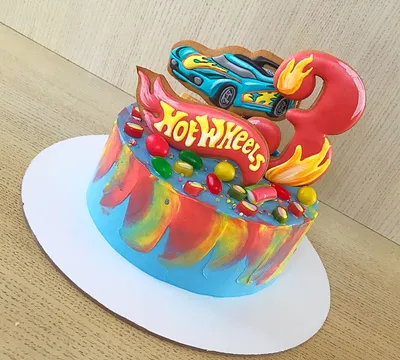 Хот Вилс!!! И тортик «колибри» | Hot weels торт, Торт на день рождения, Торт  миньон