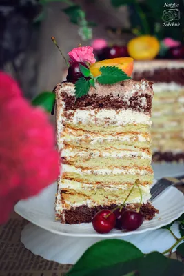 Торт крещатый яр - идеальная и экстравагантная выпечка, формат png