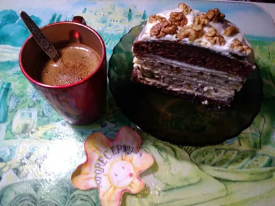 Фотография торта крещатого яра, сладкий символ праздника, красивые изображения