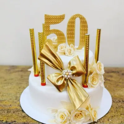 купить торт на 50 лет c бесплатной доставкой в Санкт-Петербурге, Питере, СПБ