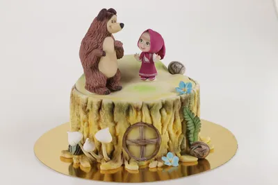 Торт Маша и Медведь - скачать в формате jpg