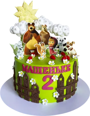 Великолепный торт Маша и Медведь в формате webp для загрузки