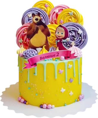 Великолепный торт Маша и Медведь в формате webp