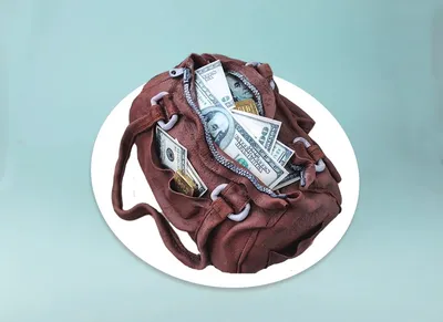 Торт мешок с деньгами.Красивый торт на любой праздник/Cake bag with money/  Юлия Клочкова - YouTube