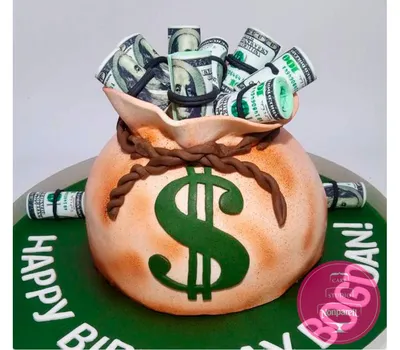 3D торт «Мешок с деньгами» 💰💵#3dторт #тортмужу#тортмужчине | Instagram