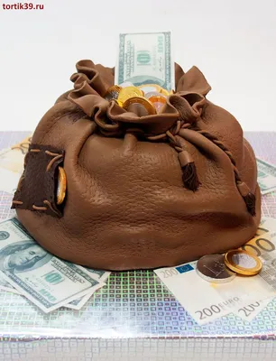 Торт мешок с деньгами: выберите размер изображения и формат для скачивания